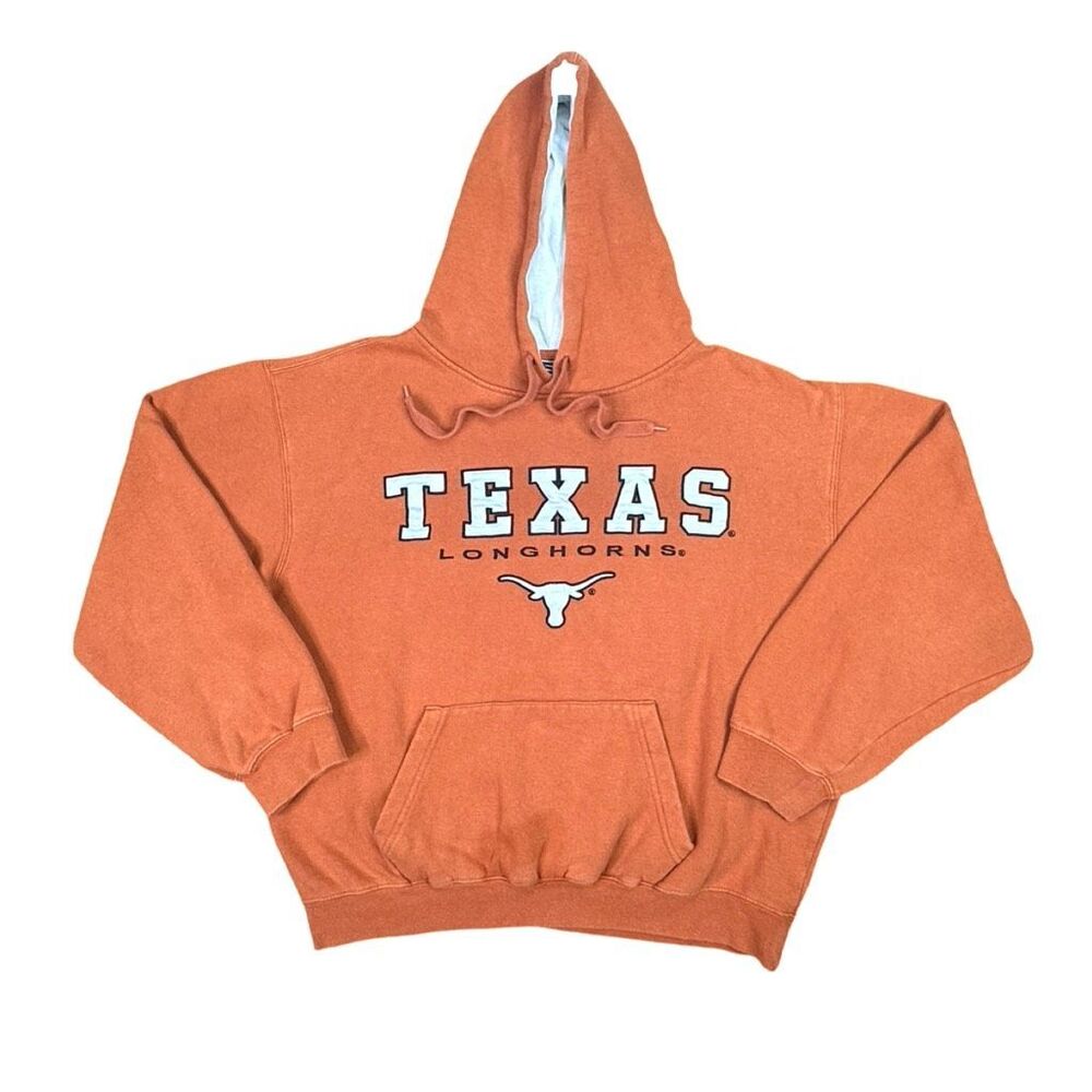 Vintage Stadium Athletics University of Texas Longhorns Hoodie - Size Large